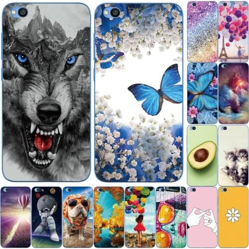 For Xiaomi Redmi Go Case 5.0" Painted Silicon Soft TPU Back Phone Cover For Xiaomi Redmi Go Global Version Hoesje Coque Bumper