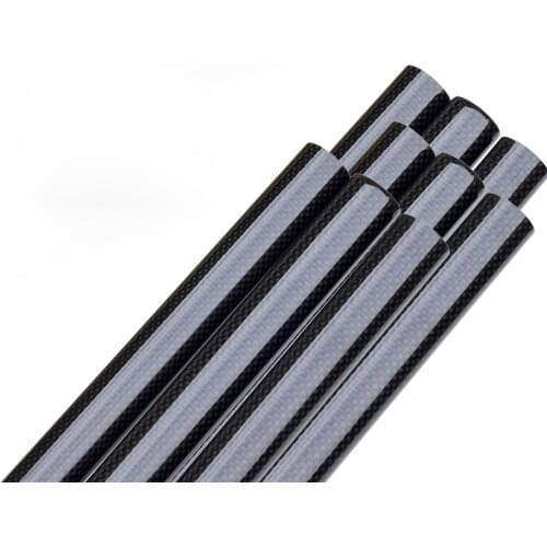 Chieacho L500mm OD 14MM x ID 10MM 100% Roll 3k Carbon Fiber tube / Tubing shaft, wing tube Quadcopter arm Helicopter 14*10*50