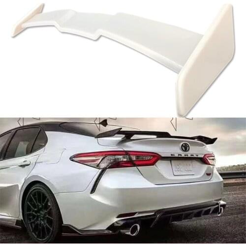 For toyota Camry 2018 2019 high quality and hardness ABS material big spoiler by color paint New design camry spoilers