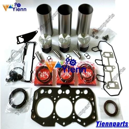 For Yanmar 3YM30 Overhaul Rebuild Kit Piston Ring Cylinder Liner Gasket Bearing Set For Yanmar 3YM30 Marine Engine Repair parts