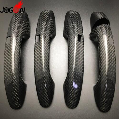 For Mercedes Benz GLE Coupe Class C292 LHD Carbon Fiber Door Handle Cover Car styling 2017 2018