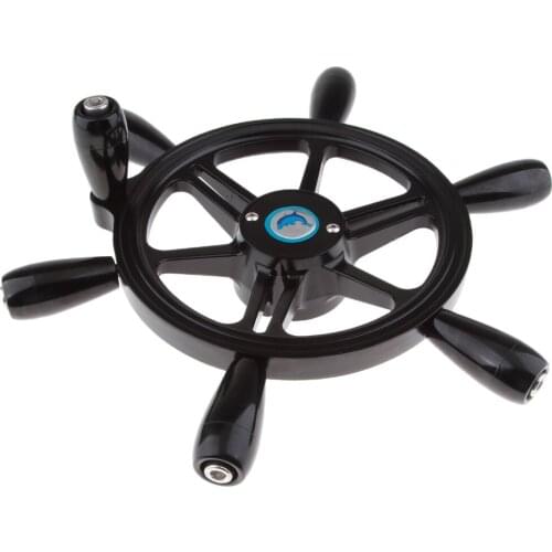 Boat Vintage Steering Wheel 6 Spokes Marine Yacht Wheel 380mm