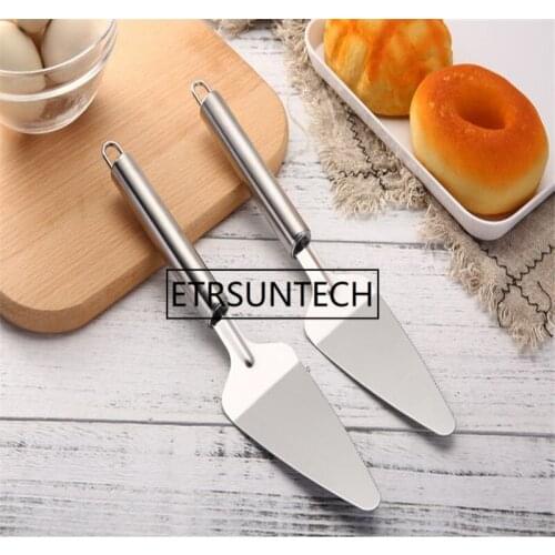 100pcs Stainless Steel Serrated Cake Cutter Shovel Butter Cheese Cutter Shovel Baking Pastry Spatulas Kitchen Tool