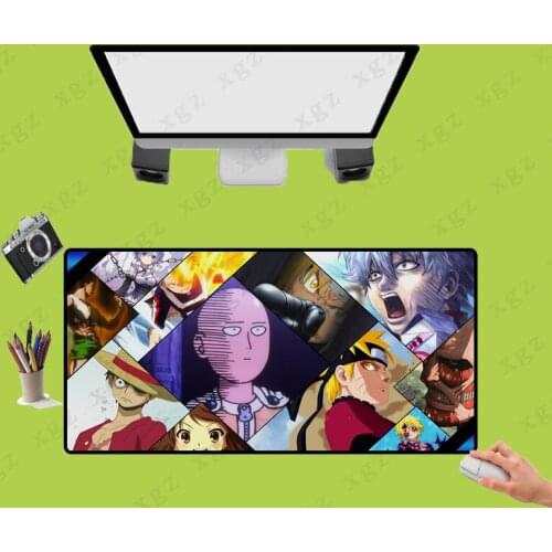 XGZ Fashion Mouse Pad Gaming Mouse Pad Large Cartoon Anime Rubber Mouse Pad Keyboard Mat Table Mat PC Mousepads with Lock Edge