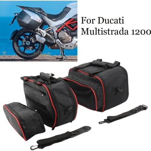 Motorcycle Luggage Bags For Ducati Multistrada 1200 2015-2019 Black Inner Bags For Ducati Multistrada 1260 950 2017-2019