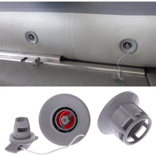 8 - Hole Valve Inflatable Boat Dinghy Kayak Valve Bonnet Adapter Air Valve Valve Cap Adapter Kayak Accessories