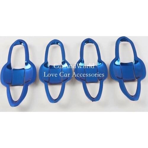 For Toyota Camry 2018 2019 Exterior Door Handle Bowl Cover Trims Protector Stainless Steel Stickers Car-Styling Accessories