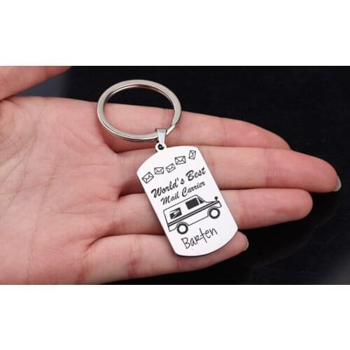 Custom name saves the worlds best mail, high-quality key card label car, beautiful bag charm, and gift for Curie key chain