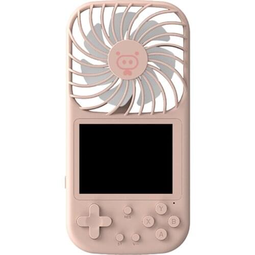 F1 Handheld Game Console 2.8-Inch Color Display 500 Retro Games Mini Portable Hand Held Fan Game Consoles