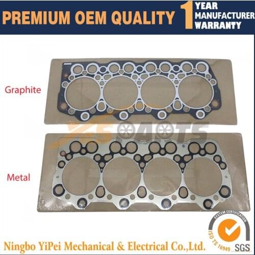 4D35 4D35T Engine Cylinder Head Gasket For KATO Excavators Mitsubishi Canter FE FG