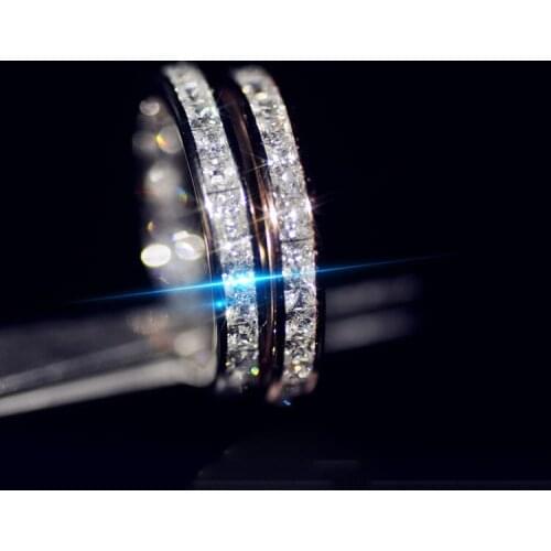 Simple Classic 925 Sterling Silver Rings for Women Men Couple Wedding Rings fine Jewelry Gift