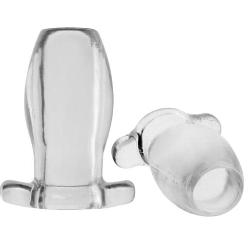 Erotic Hollow Anal Plug Sex Toys for Women Anus Dilator Sex Products Transparent Butt Expansion