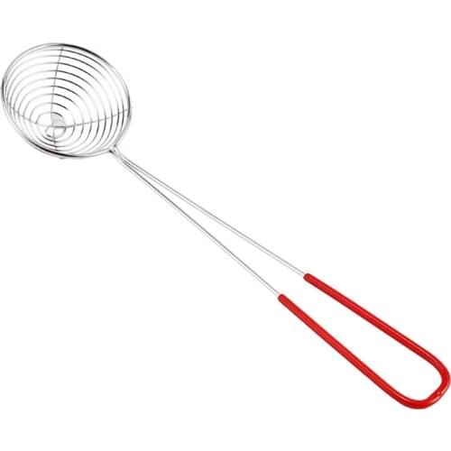 Strainer Skimmer Stainless Steel Spider Strainer Ladle Kitchen Bowl