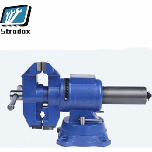 Heavy-duty vise bench vise bench vice clamp 4 inch ball iron vise 5 inch flat-nose pliers multi-functional and small