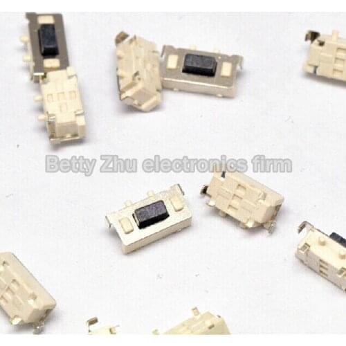 200PCS/LOT 3 * 6MM SMD Tact Switch 2 feet side by key switch