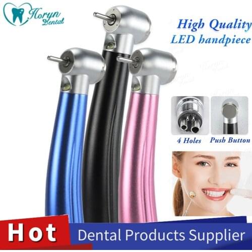 Dental N SK Colorful Max Style LED Turbine Self-Power E-Generator High Speed Handpiece 2/4 Hole 6 Colors For Choose