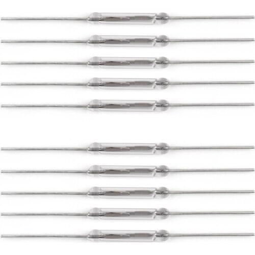 Y213 Dry Reed Pipe Magnetic Control Switch 2*14 mm Normally Open Magnetic Induction Switch 10pcs/lot