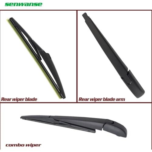 Senwanse Rear Wiper Arm and Blade for Suzuki Grand Vitara 2005-2015 back windshield windscreen wiper
