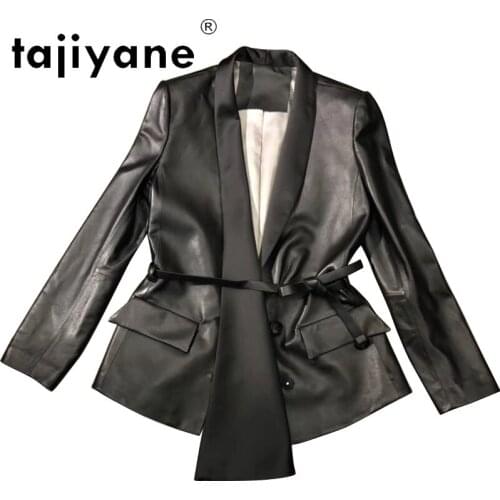 Clothes Leather Real for Women Ladies Genuine Sheepskin Coats Woman Clothing Female Jackets Slim Mujer Chaqueta TN1782