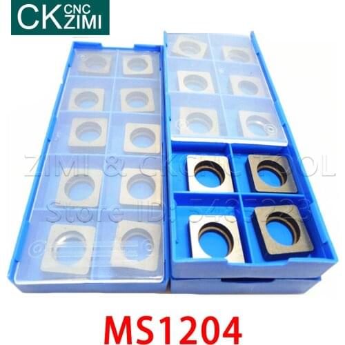 10PCS MS1204 Carbide CNC Shim Seat Knife Pad for Turning Inserts SNMG1204 Inserts Advanced Carbide CNC Tungsten Steel Tools Base