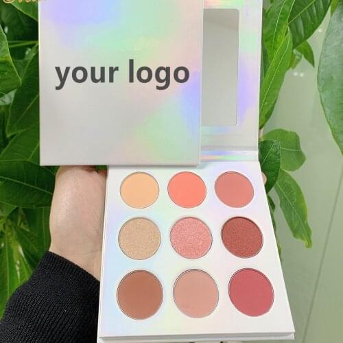 25 Piece DIY Custom Colors Eyeshadow Palette Private Label Matte Shimmer Eye Shadow Palette with Shades Pigment Powder Makeup