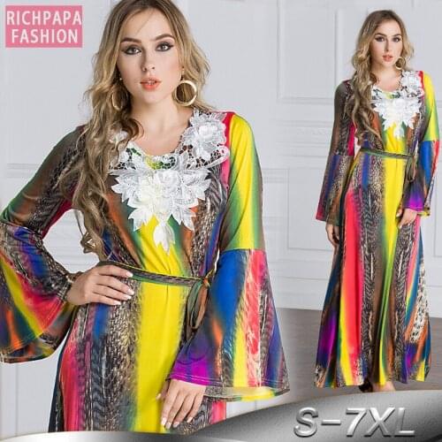 6XL Vestidos Abaya Dubai Bangladesh Turkey Arabic Women Muslim Hijab Dress Qatar UAE Jilbab Robe Turkish Islamic Clothing