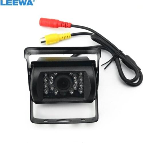 LEEWA 12V-24V Auto 170 Degree Rear View Night Vision IR Camera For Truck Bus Car Backup Camera #CA1256