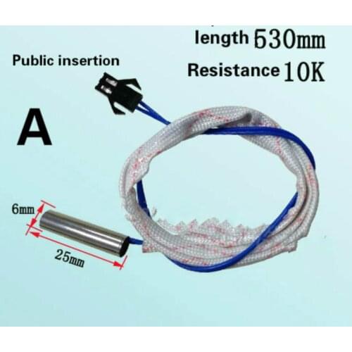 10K 50K 100K water heater Temperature Sensor Instant temperature control probe Cylindrical