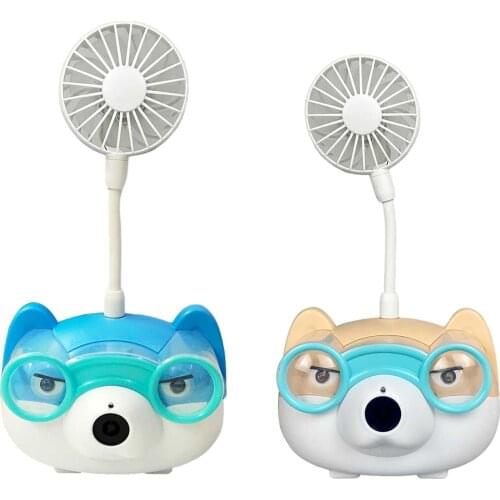 Kids Bubble Machine with Fan Automatic Bubble Blower with Music