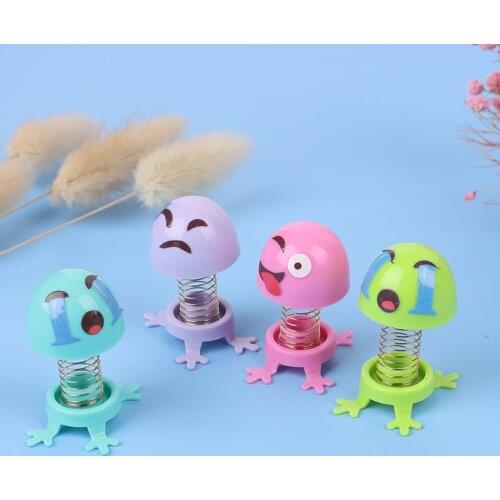 3Pcs/lot Children Toys Product Car Decoration Spring Ornaments Shaking Head Doll Expression Pack