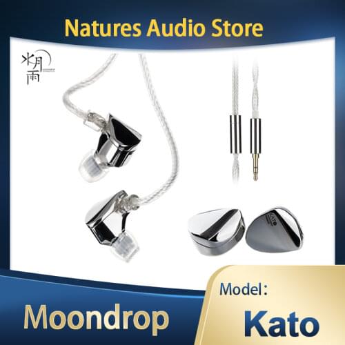 MOONDROP KATO HIFI Dynamic earphone in-ear reference monitor earphone IEMs With detachable cable bluetooth earbuds