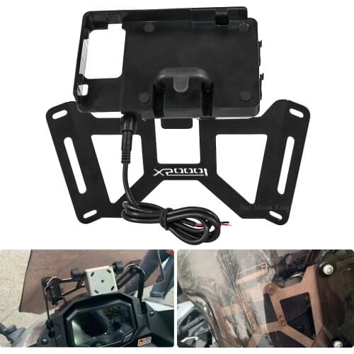 For Kawasaki Ninja Z1000SX Z 1000 SX 2017-2020 Motorcycle front windshield GPS Phone Stand navigation bracket Supporter Holder