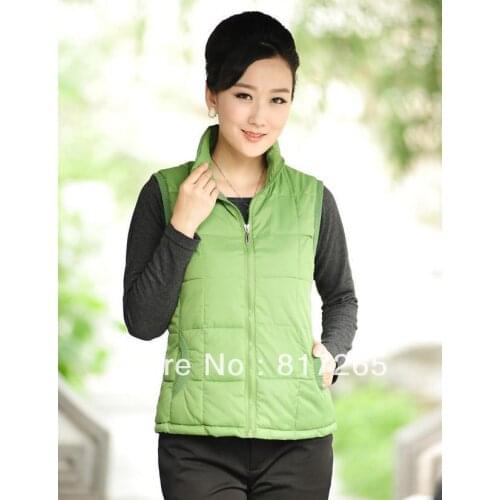 Hot hot fashion autumn and winter female vest down cotton vest womens Large size XL-XXXXL Factory sales