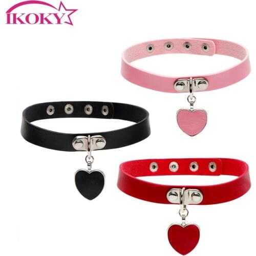 IKOKY Roleplay SM Bondage Spike Rivet Buckle Collar Adjustable Slave Restraints for Women Erotic Toys Sex Toys for Couples