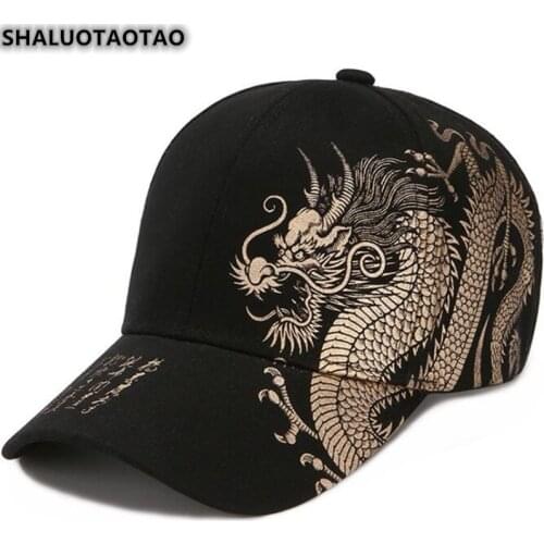 SHALUOTAOTAO Mens Summer Printing Dragon Shape Baseball Cap Fashion New Female Spring Adjustable Size Shading Sun Snapback Hat