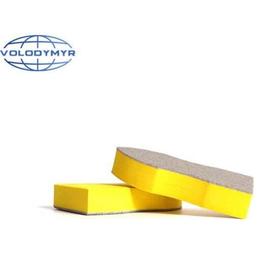 Volodymyr Car Wash Nano Brush Microfiber Pad 2pcs Detailing Brushes for Detail Car Cleaning Auto Seat Leather Clean Carwash