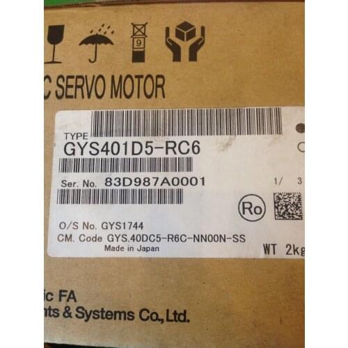 NEW& ORIGINAL AC SERVO MOTOR GYS401D5-RC6 *100% REAL STOCK,Please contact us for real photo