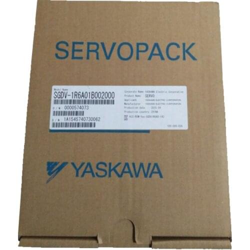 New yaskawa electric servopack SGDV SGDV-1R6A01B002000 3-phase servo drive 200w