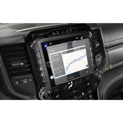 Tempered Glass Film For RAM 1500 TRADESMAN LONE STAR LARAMIE REBEL 2019-2021 8.4 Inch Car Navigation Touch Screen Protector
