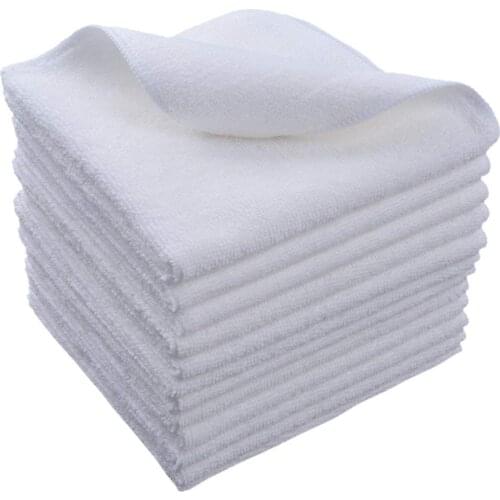 100PC/lot 30cmx30cm All-purpose Microfiber Towel Dish Cloth Car Cleaning Cloths Wiping Dusting Rags