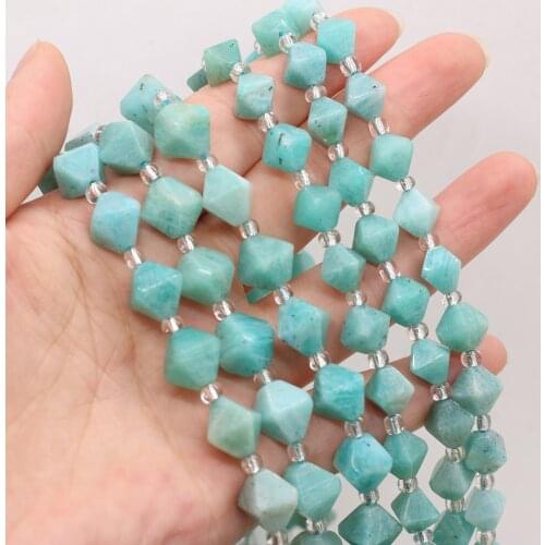 Natural Stone Semi-precious Stones Irregular Rhombus Beads Making Necklaces,Bracelets,Jewelry Making Gifts Specifications-10mm