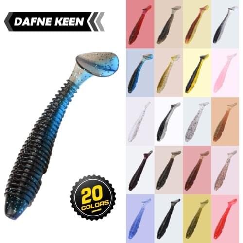 Dafne Keen Swing Impact Fat Shad Fishing Lure Soft 75mm 85mm 180mm Plastics Baits Swimbait Jigging Lure Artificial Baits