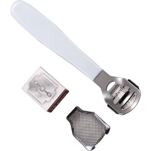 Professional Foot Care Stainless Steel Cuticle Remover Dead Skin Removal Pedicure Skin Hard feet Shaver Pedicure Cleaning Tool