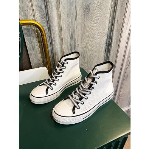 Mesh Breathable And Comfortable Flat Bottom Ladies Single Shoes Summer Fashion Students All-Match Lace-Up Casual Sneakers