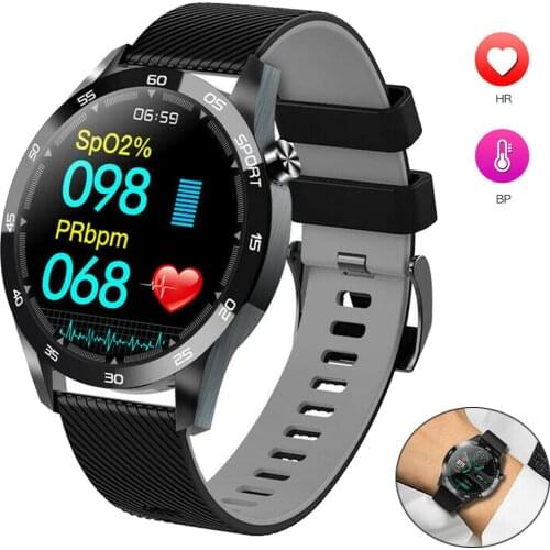 Body Temperature Monitoring Smart Watch Bluetooth Smartwatch Fitness Tracker Heart Rate Monitor Pedometer for Men Women Gift