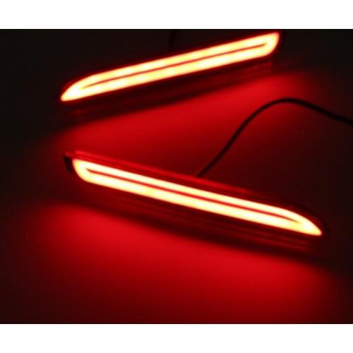 Car LED Reflector Lamp Rear Fog Lamp Rear Bumper Light Brake Light For Toyota RAV4 2019 2020 Camry 2006 - 2014