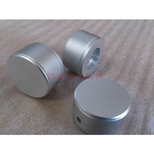 Diameter 38mm High 22mm All Aluminium Alloy Solid Knob Potentiometer Volume Knob Stereo Power Amplifier B