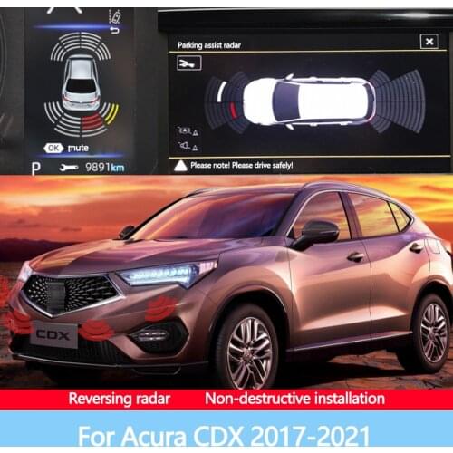 Built-in Installation Front Rear Radar Sound Alarms For Car Reversing Images Suitable For Acura CDX 2017-2021