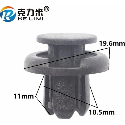 KE LI MI 30Pcs 10.5mm Bumper Fixding Clip Push in Fastener Retainer For Toyota