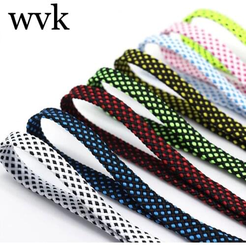 1 pair shoelace Fashion Polyester Sneaker Shoe Lace charms Colors Checkered Double Layer Hollow Flat Shoelaces 100/120/140CM PD1